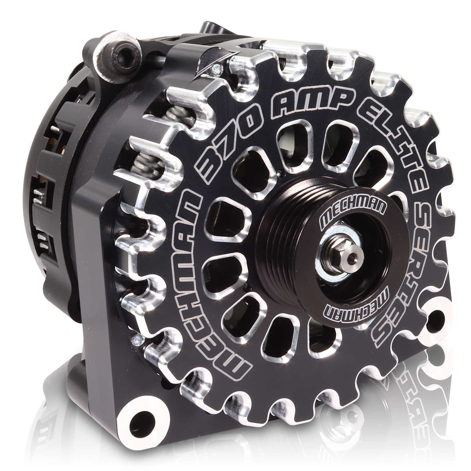 E Series 370 amp Black Billet for 05-13 GM Truck - Mechman